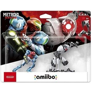 Nintendo Metroid Dread Amiibo Set with SAMUS and E.M.M.I. NIB